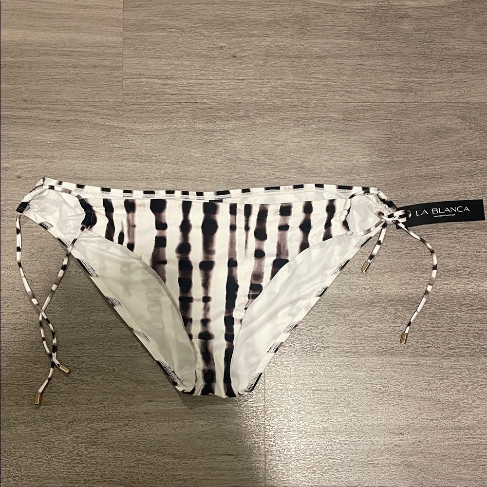New La Blanca Monochrome Tie-Dye Bikini Bottom sz 16
